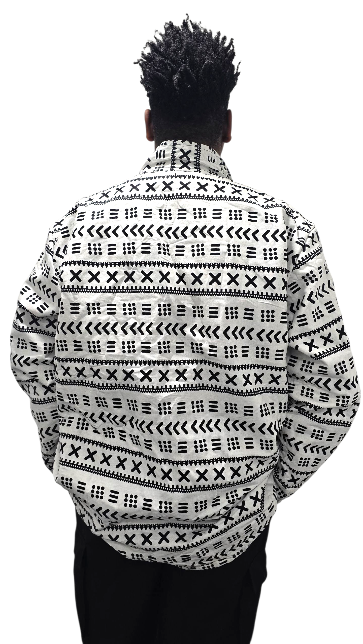 Favday Collections Bumper Jacket, Cotton Ankara Print, Insulated Fabric, Casual Fit, Hooded and Non-Hooded Design, XL-XXXL, Perfect for Cold Weather, Machine Washable - Image 2
