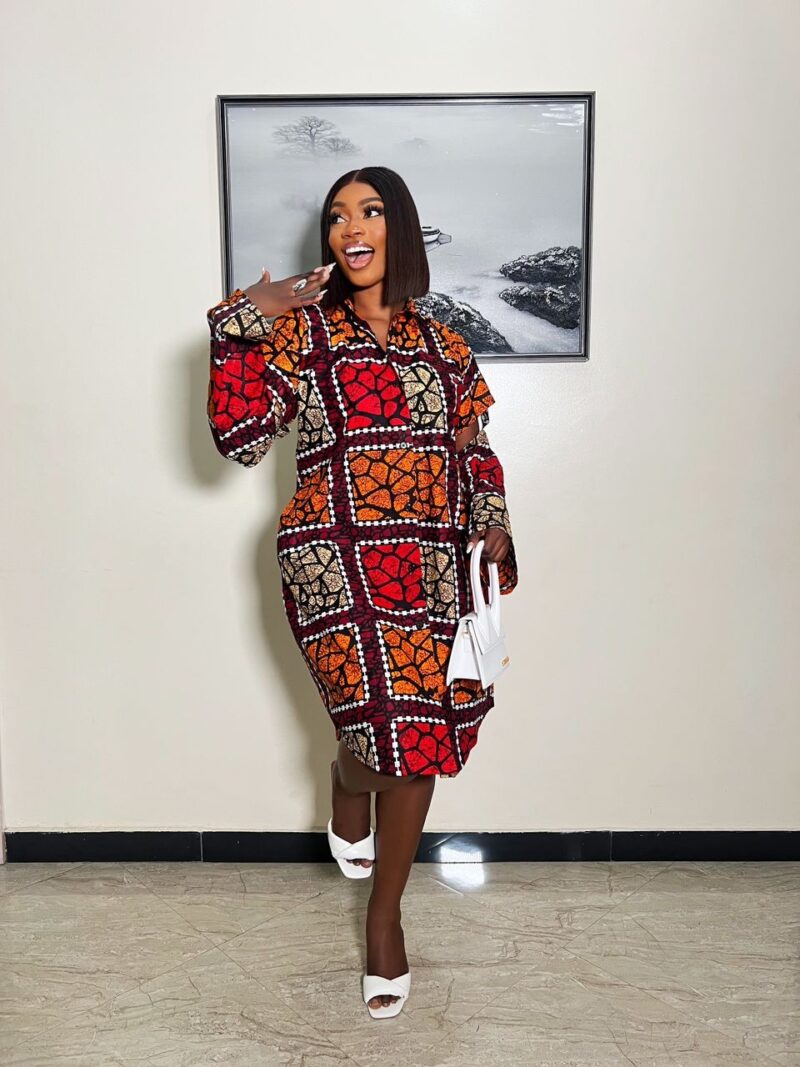 Chi detachable sleeve Dress