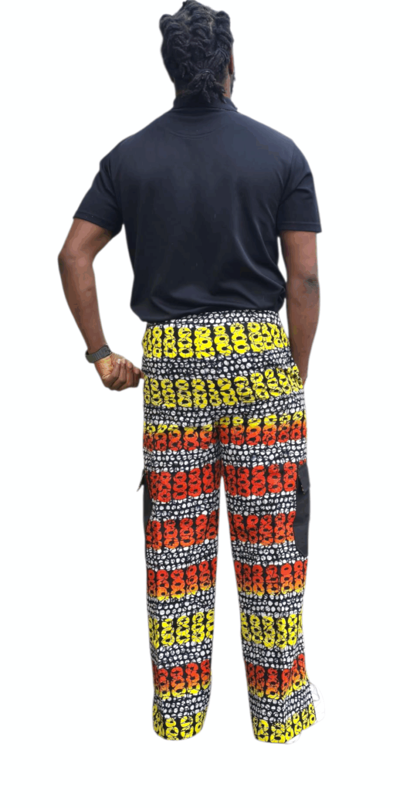 Male Ankara Pant – Fino - Image 2