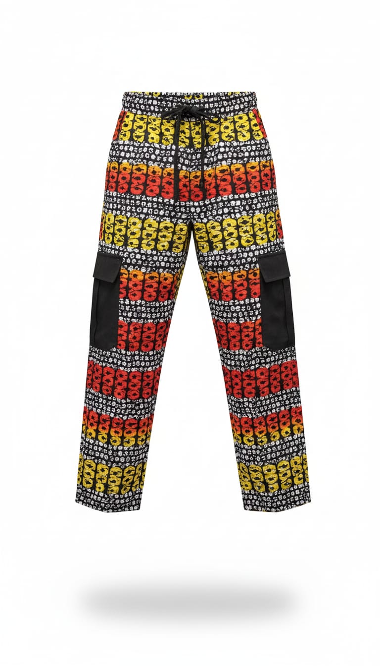 Male Ankara Pant – Fino - Image 4