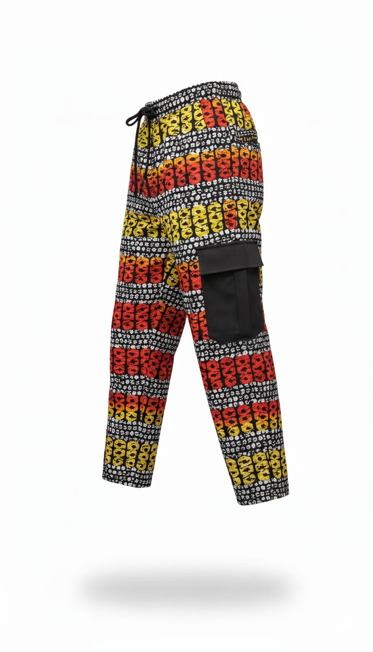 Male Ankara Pant – Fino - Image 5