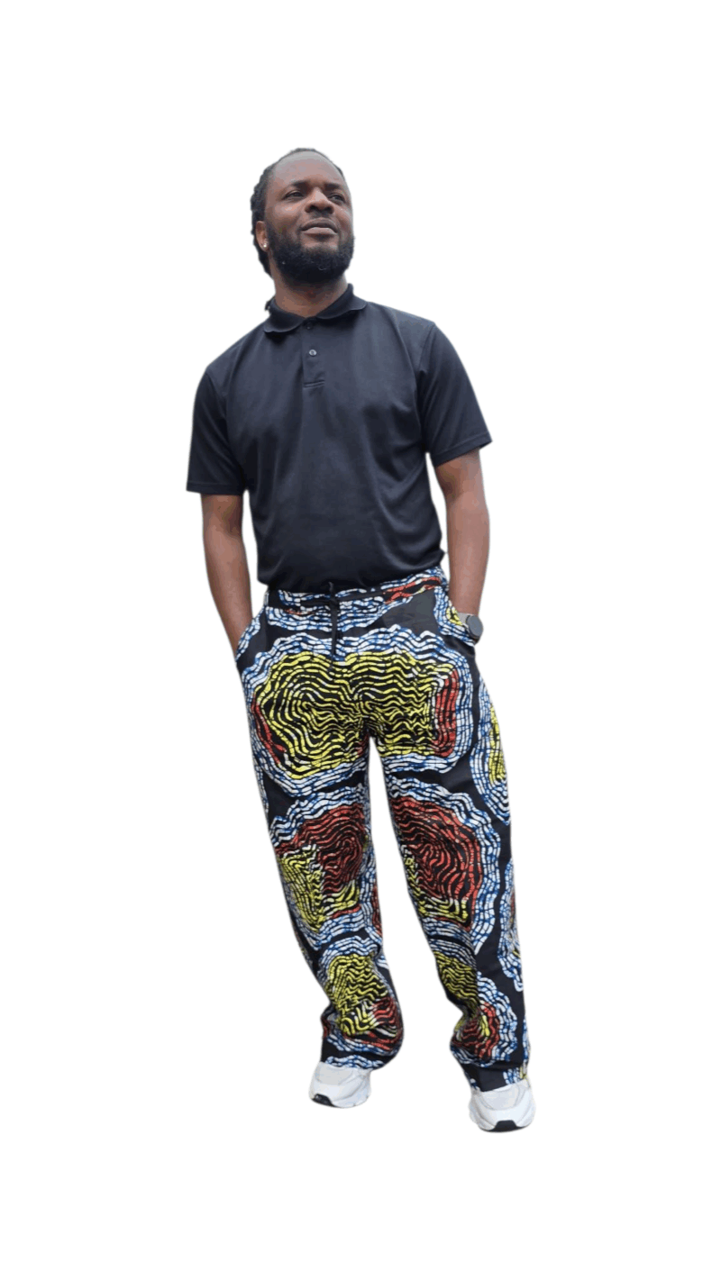Male Ankara Pant – Jael