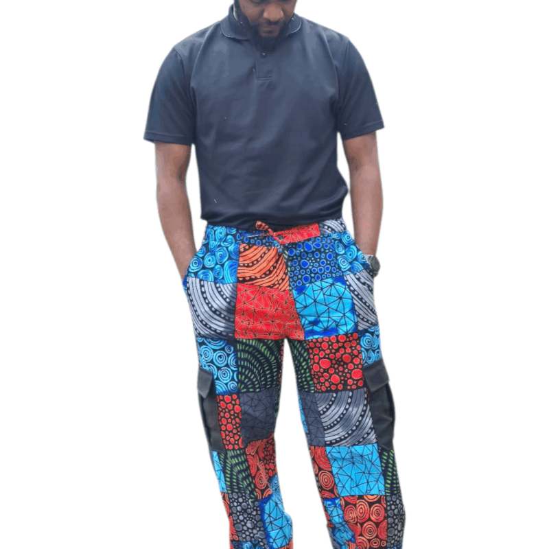 Male Ankara Pant – Levi