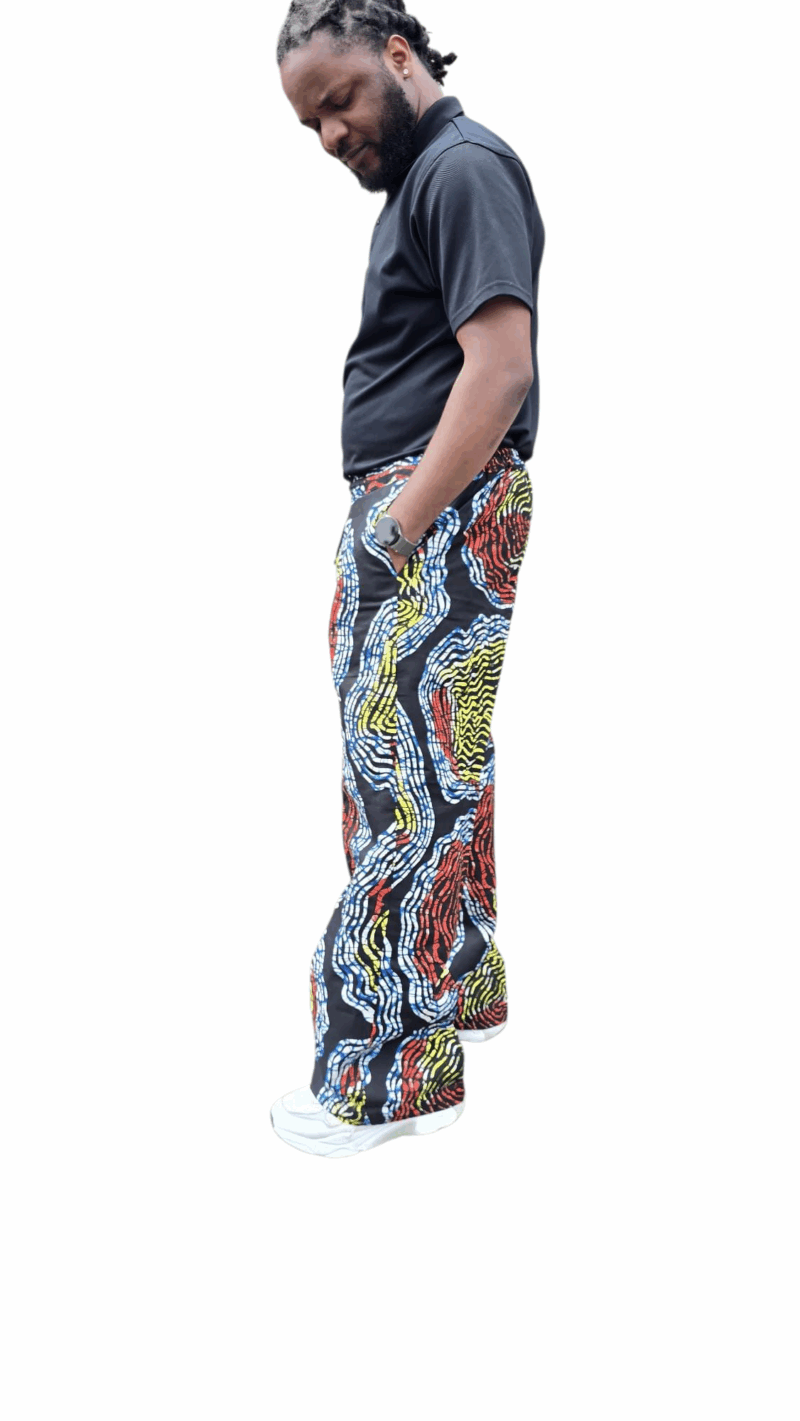 Male Ankara Pant – Jael - Image 2