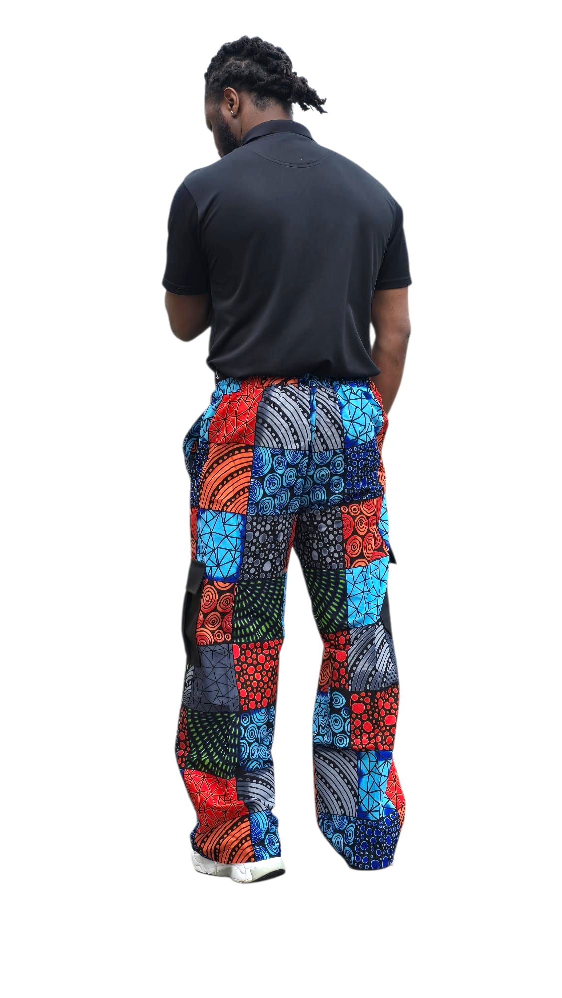 Male Ankara Pant – Levi - Image 2