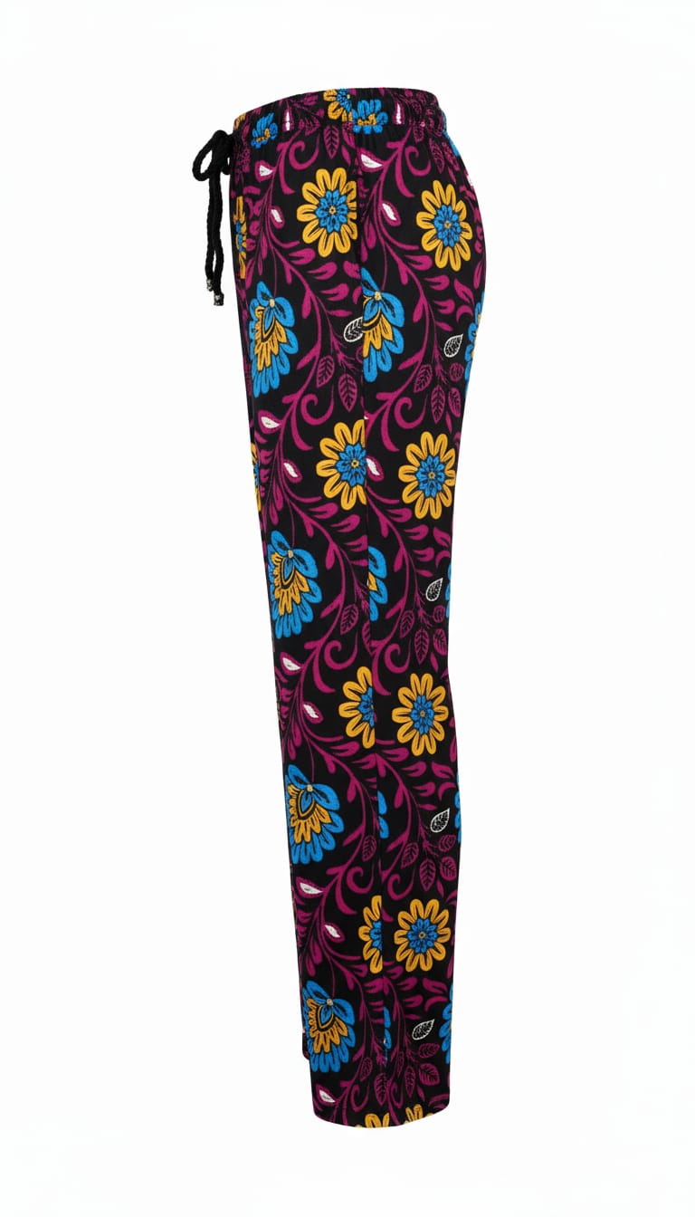 Ankara lady pant - rosa - Image 4