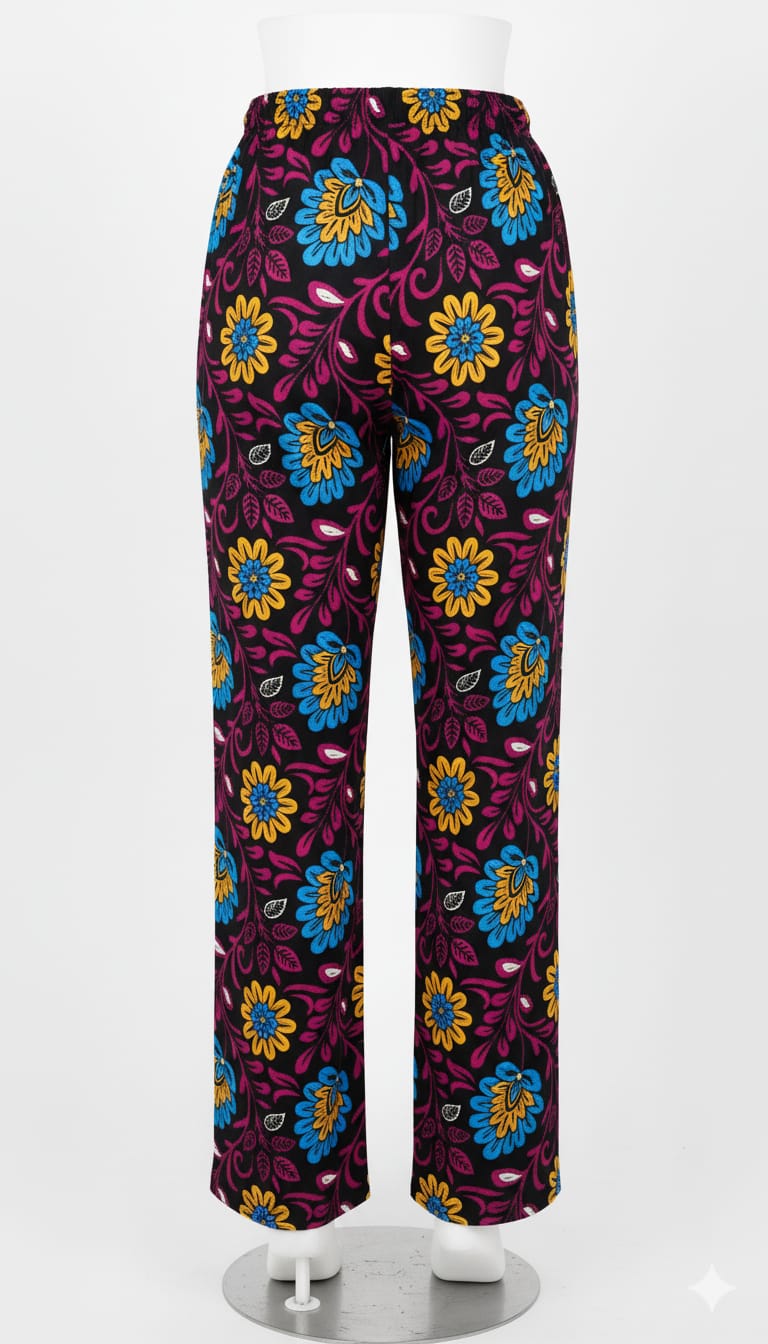 Ankara lady pant - rosa - Image 5