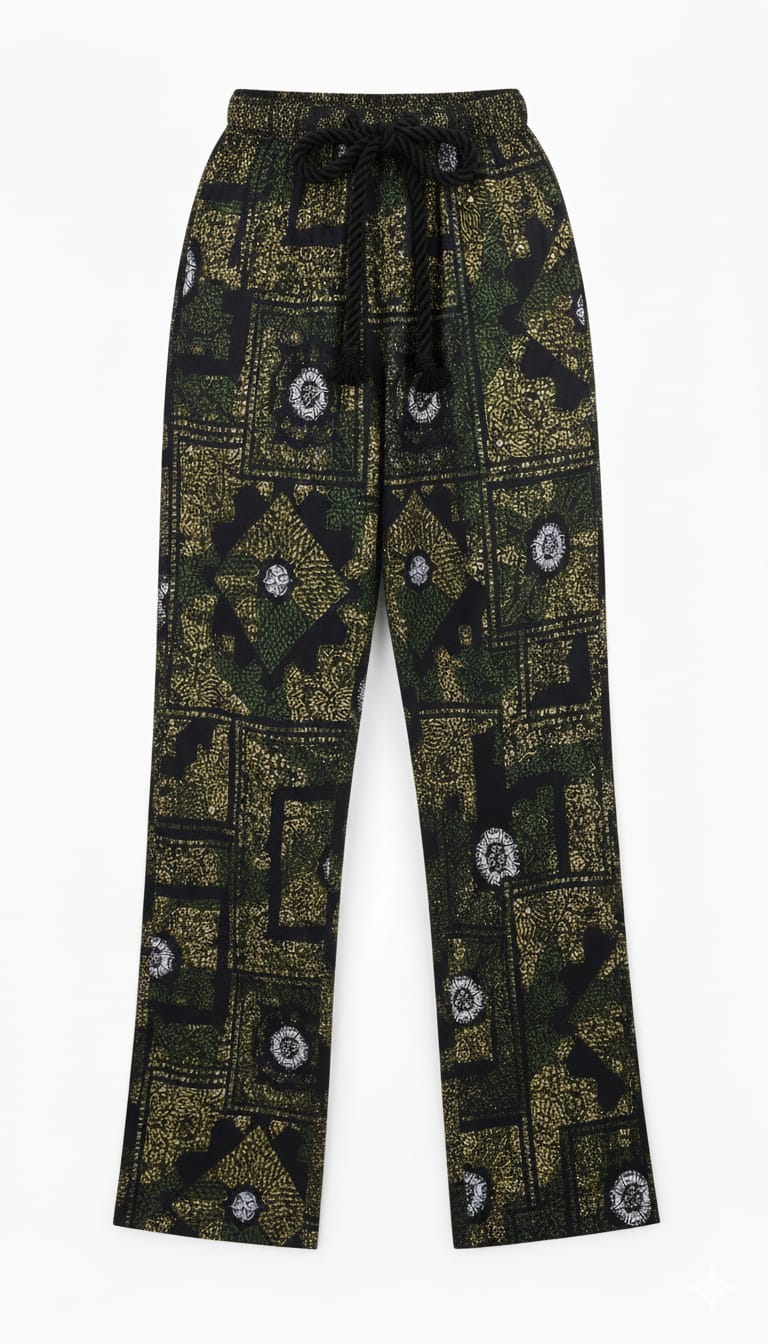 Ankara Lady Pants – Lucia - Image 3