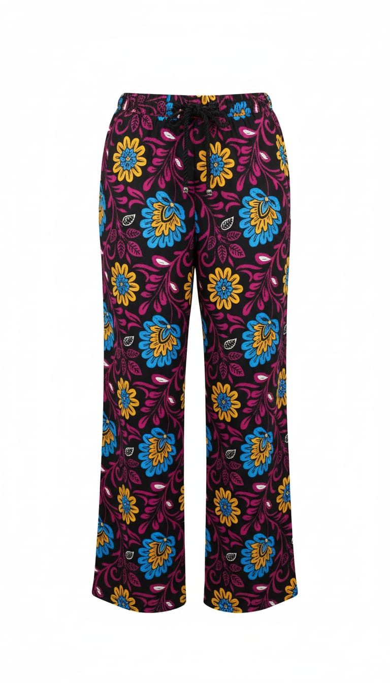 Ankara lady pant - rosa - Image 6