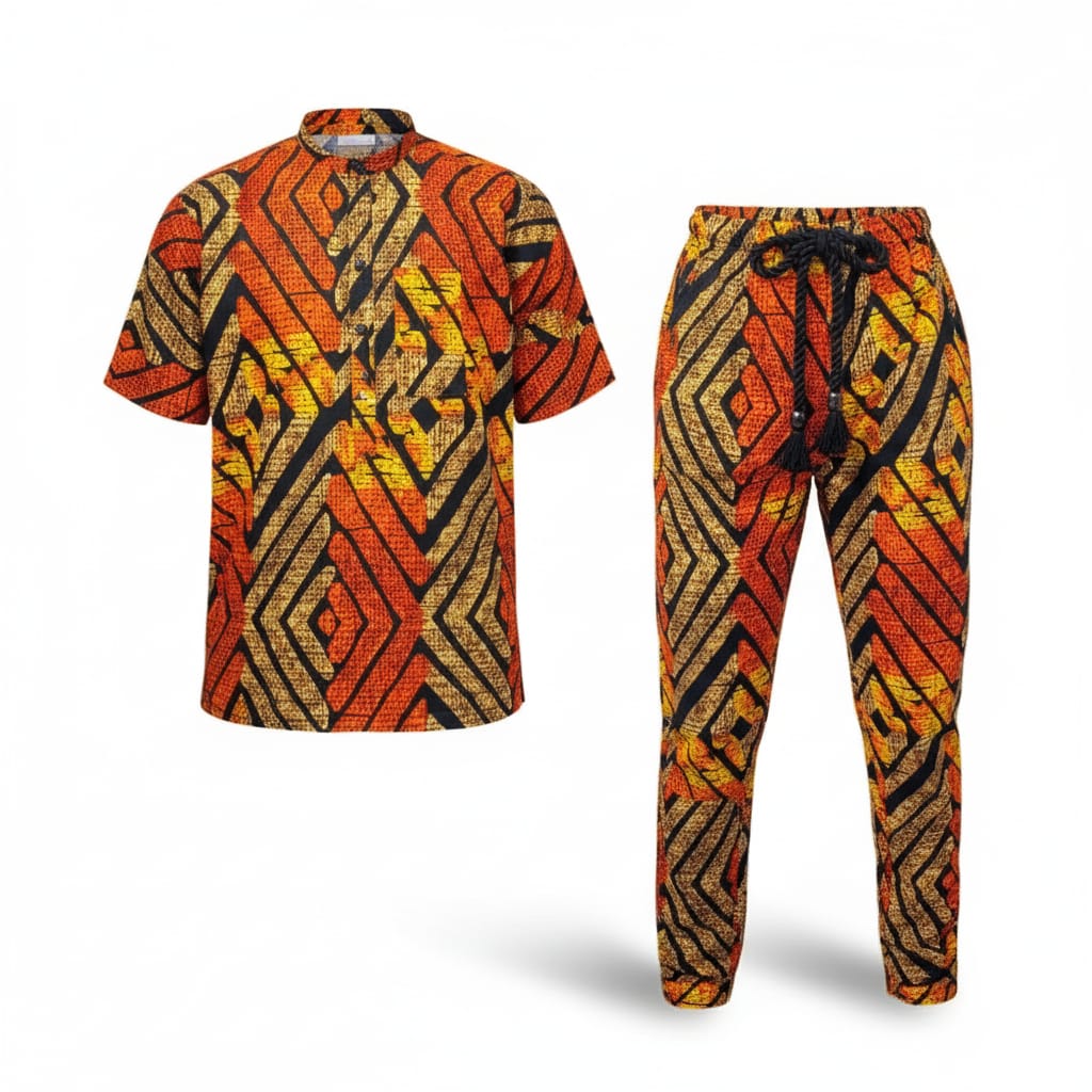 Ankara Male 2-Piece – Cane - Image 2